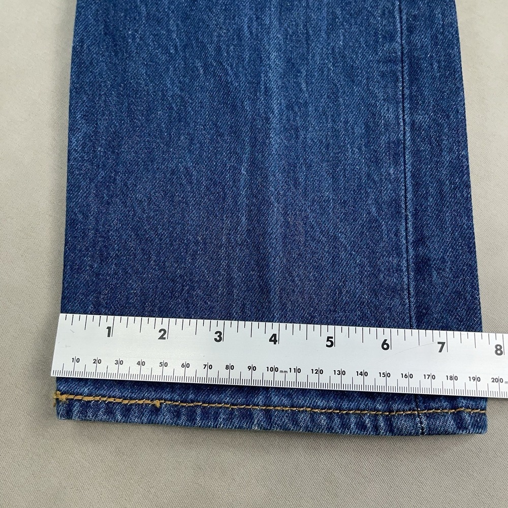 Levi 501 Jeans Mens 31x32 Denim Button Fly Straight Leg Faded (Fits 29x30) - Picture 15 of 16